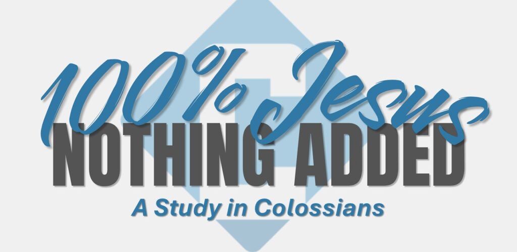 100% Jesus Nothin g Added