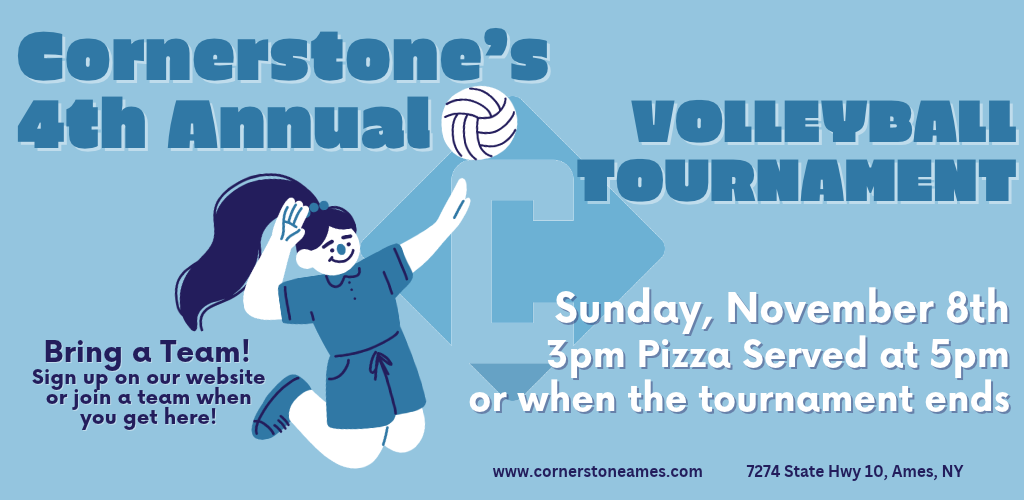 Cornerstone’s 4th Annual (5.5 x 4 in) (967 x 300 px) (1024 x 500 px) Volleyball Tournament
